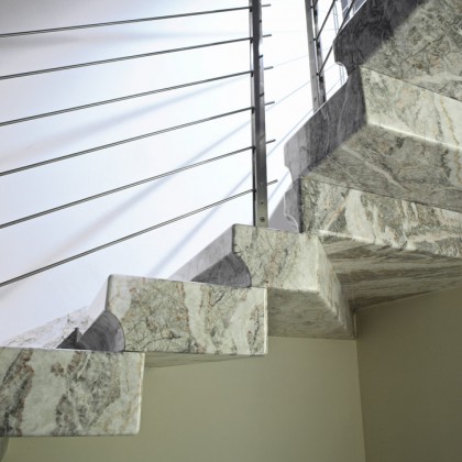 Luxury Carrara Marble Stairs